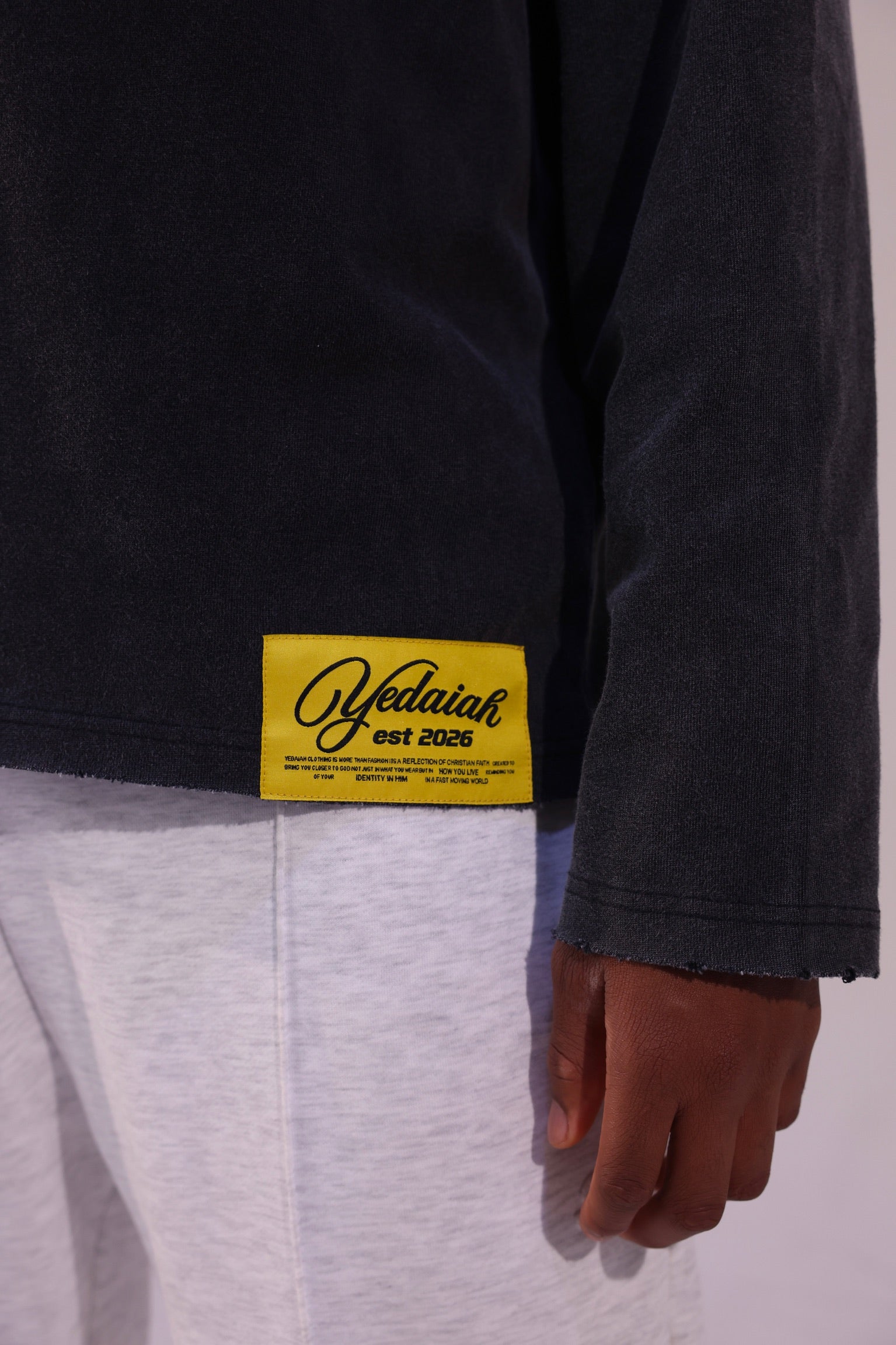 Black Washed Longsleeve