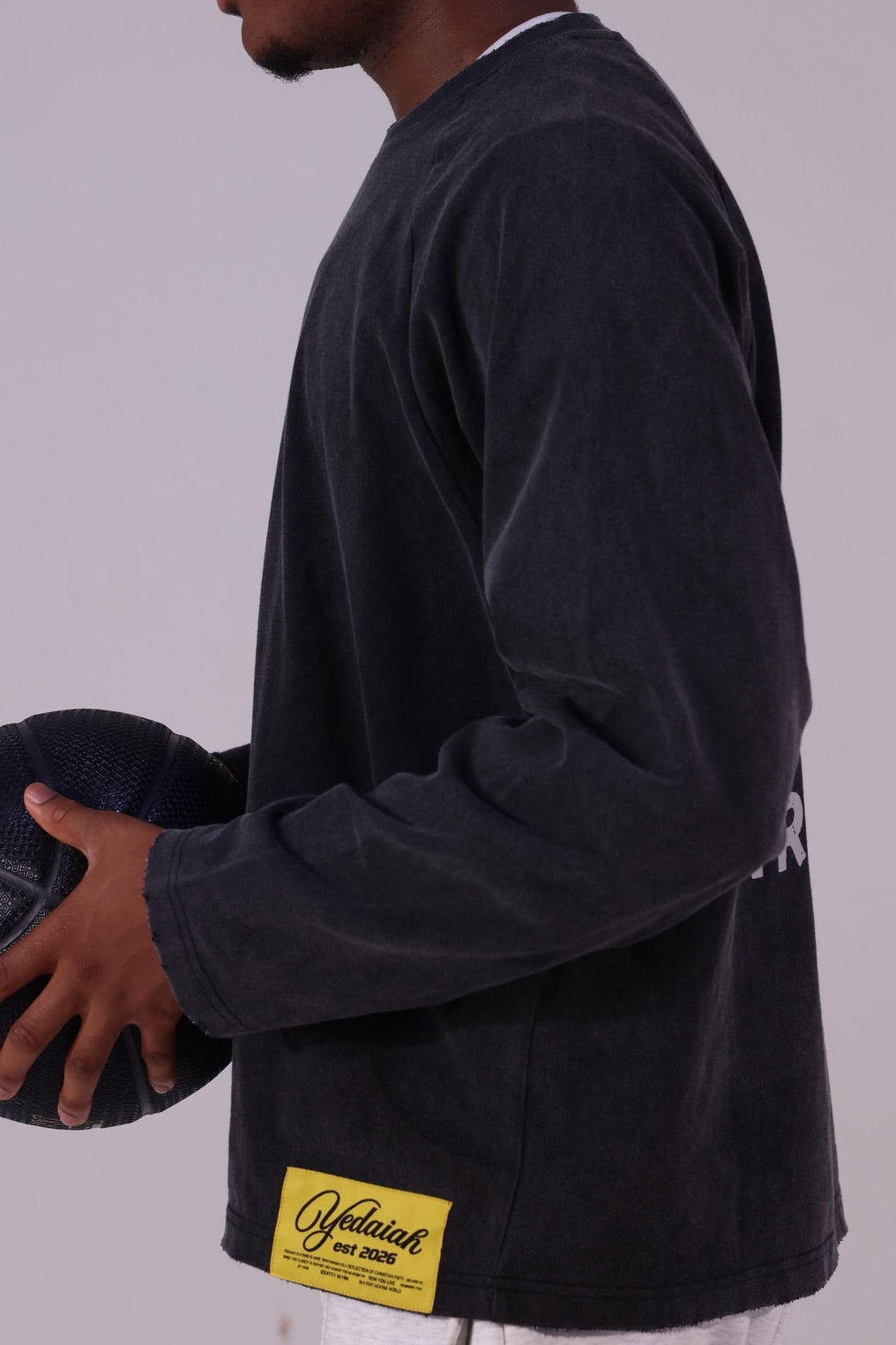 Black Washed Longsleeve