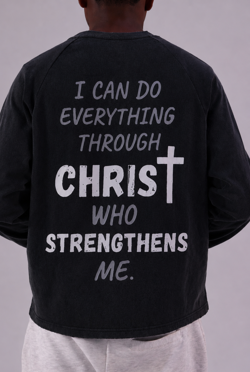 Black Washed Longsleeve